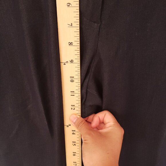 Peter Nygard Navy Blue Straight Formal Pants Plus Size 14 - Picture 3 of 15